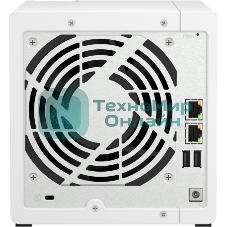 Сетевое хранилище SMB QNAP TS-433-4G NAS 4 HDD trays. ARM 4-core Cortex-A55 2.0GHz, ram 4 Gb (max), 1x1GbE, 1x2.5GbE, 2xUSB 2.0 port,1xUSB 3.2 Gen 1