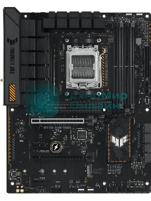 Материнская плата ASUS TUF GAMING A620-PRO WIFI, AM5, AMD A620, 4xDDR5, 4xSATA, 2xM.2, 1xPCI-E 4.0 x16, 1xPCI-E 3.0 x16, 2xPCI-E x1, 1xHDMI, 1xDP, 1x 2.5Gb LAN, 3xUSB-A 2.0, 2xUSB-A 3.2 Gen 2, 1xUSB-C 3.2 Gen 1, 5x3.5 мм, 7.1, ATX