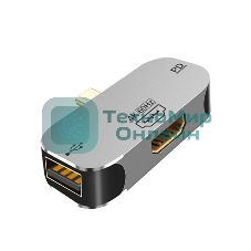 Адаптер Type-C на HDMI + USB + PD