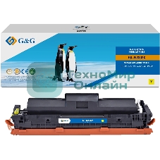 Картридж лазерный G&G GG-W2302X желтый (5500 стр.) для HP CLJ Pro 4203/MFP 4303