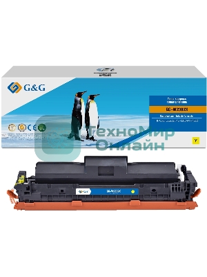 Картридж лазерный G&G GG-W2302X желтый (5500 стр.) для HP CLJ Pro 4203/MFP 4303