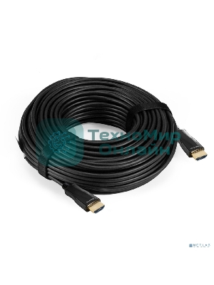 Активный оптический кабель HDMI ExeGate EX-CC-HDMI2-30.0 (19M/19M, v2.0, 30м, 4K UHD, Ethernet, позолоченные контакты)