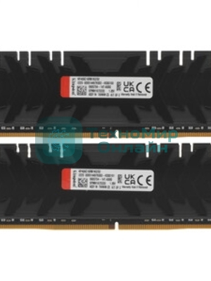 Оперативная память Kingston Fury Renegade, DDR4, 32Gb (2x16Gb), 3600MHz, CL16, DIMM, с радиатором, черный