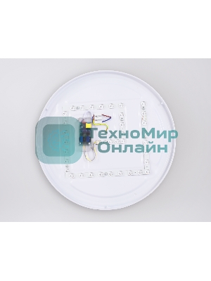 Потолочный светодиодный светильник Ambrella light FZ1322 GR/LWD серый/светлое дерево IP20 60W 3000-6400K D490*80 (ПДУ ИК)
