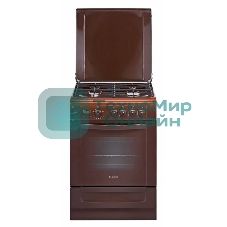 Плита газовая Gefest ПГ 6100-03 0001 коричневый, конфорок 4 шт, духовка 52 л, 60 см x 85 см x 60 см