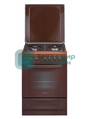 Плита газовая Gefest ПГ 6100-03 0001 коричневый, конфорок 4 шт, духовка 52 л, 60 см x 85 см x 60 см
