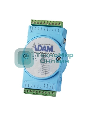 Модуль ввода, 8 каналов аналогового ввода, Modbus RTU/ASCII Advantech ADAM-4117-B