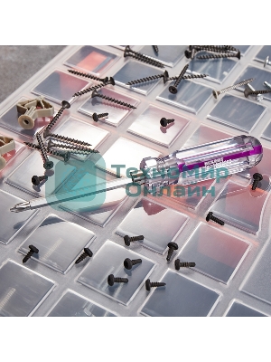 Отверткакомбинированная Rexant, прозрачная рукоятка, двухсторонний стержень 120 мм (крестовая PH 2, шлицевая SL 6 мм)