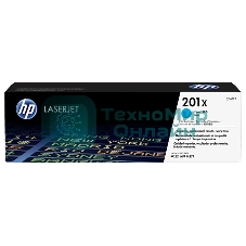 Тонер Картридж HP 201X CF401X голубой для HP CLJ Pro M252/M277 (2300стр.)