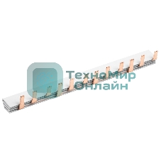 Шина соединительная Rexant типа PIN 12 штырей 3Р 63 А 22 см