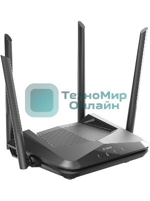 Двухдиапазонный гигабитный Wi-Fi 6 маршрутизатор D-Link DIR-X1530/RU/A1A AX1500 (466526)