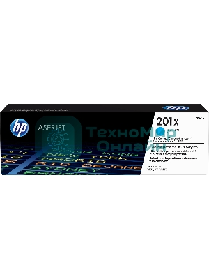 Тонер Картридж HP 201X CF401X голубой для HP CLJ Pro M252/M277 (2300стр.)