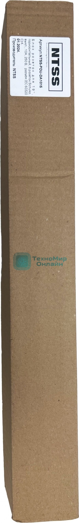 Блок распределения питания NTSS NTSS-PDU-DA1015 гор.размещ. 8x базовые 10A C14