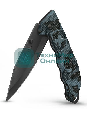 Нож перочинный Victorinox Evoke BSH Alox Navy (0.9425.DS222) 136мм 4функц. синий камуфляж подар.коробка