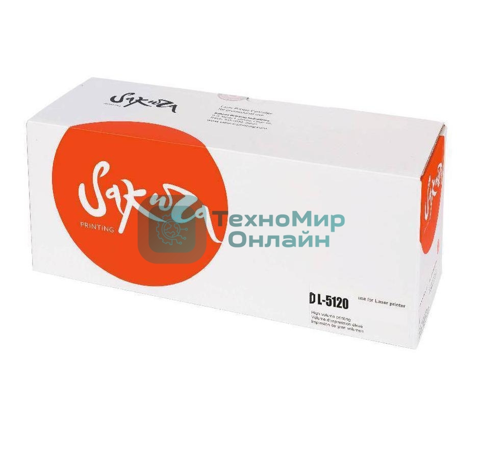 Фотобарабан Sakura DL-5120 для Pantum BM5100ADN/BM5100ADW/BM5100FDN/BM5100FDW/BP5100DN/BP5100DW, черный, 30000 к.