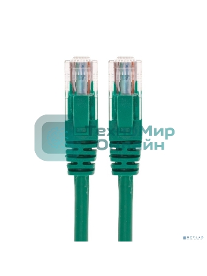 Патч-корд U/UTP Rexant cat.5e, RJ45-RJ45, 26AWG, ZH нг(А)-HF, зеленый, 0,5 м