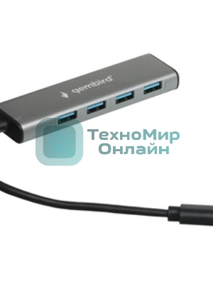 USB-концентратор Gembird UHB-U3P7-01, USB, 7хUSB, USB Type-C