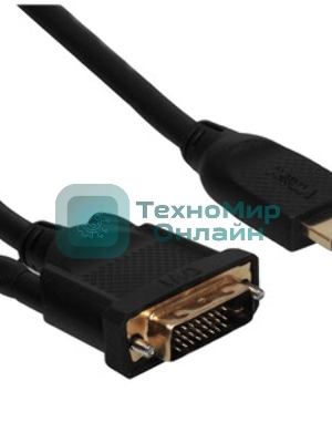 Кабель HDMI-DVI 1.5M CG484G-1.5M VCOM