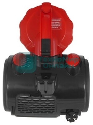 Пылесос Centek CT-2528 Red красный/черный, 350/2000 Вт, уборка сухая, пылесборник циклонный фильтр 1.5 л