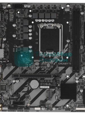 Материнская плата Gigabyte H810M S2H, LGA1851, Intel H810, 2xDDR5, 4xSATA, 1xM.2, 1xPCIe 4.0 x16, 1xPCIe 3.0 x1, 1xDP, 1xHDMI, 1xD-Sub, 1x1Gb LAN, 1xUSB-C 5Gbps, 4xUSB-A 5Gbps, 7xUSB-A 2.0, 3x3.5 мм, 7.1, mATX