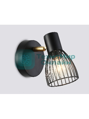 Светильник Ambrella light TR8659 BK/GD черный/золото E14 max 60W 160*100*145