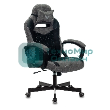 Кресло Бюрократ VIKING 6 KNIGHT B FABRIC черный, ткань, 120 кг, механизм качания