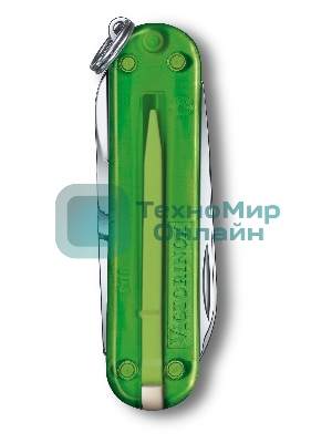 Нож перочинный Victorinox Classic Green Tea (0.6223.T41G) 58мм 7 функций карт.коробка
