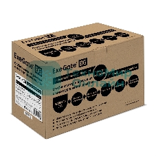 Стабилизатор напряжения ExeGate Expert AS-500 (500ВА, вход 140...260В, двойная цифр. индикация вход/вых. напряжения, выход 220В±8%, КПД 98%, 5 уровней защиты, задержка, метал. корпус, евророзетка, RTL)