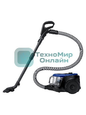 Пылесос Samsung VC18M21A0SB синий, 380/1800 Вт, уборка сухая, пылесборник контейнер 1.5 л