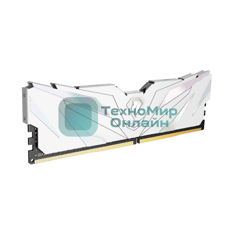 Оперативная память NETAC, DDR4, 32GB (2x16GB), 3200MHz, CL16, DIMM, с радиаторами, белый