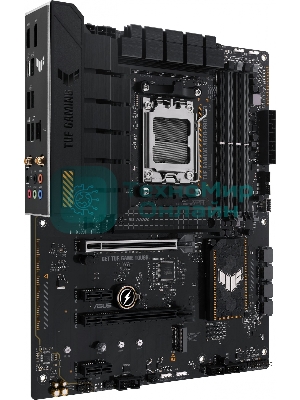 Материнская плата ASUS TUF GAMING A620-PRO WIFI, AM5, AMD A620, 4xDDR5, 4xSATA, 2xM.2, 1xPCI-E 4.0 x16, 1xPCI-E 3.0 x16, 2xPCI-E x1, 1xHDMI, 1xDP, 1x 2.5Gb LAN, 3xUSB-A 2.0, 2xUSB-A 3.2 Gen 2, 1xUSB-C 3.2 Gen 1, 5x3.5 мм, 7.1, ATX