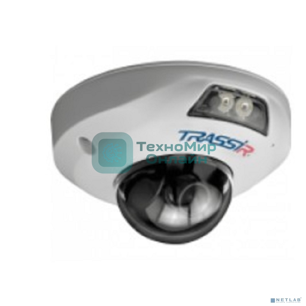 Уличная 2Мп IP-камера TRASSIR TR-D4121IR1 v6 2.8 с ИК-подсветкой. Матрица 1/2.7