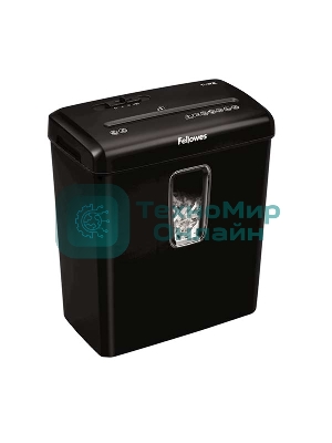 Шредер Fellowes® Powershred® P-30C, DIN P-4, 4х34 мм, 6 лст., 15 лтр.