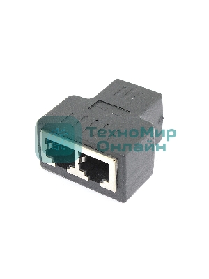 Разветвитель сетевого кабеля на 2 порта мама-мама