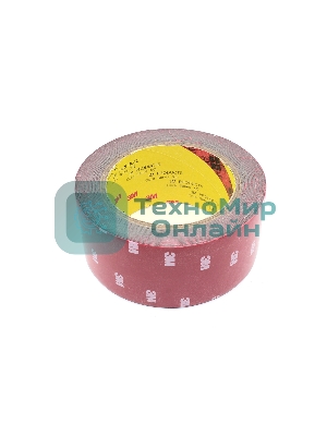 Скотч двусторонний вспененный 3M VHB 50 мм, 5 м, тянущийся
