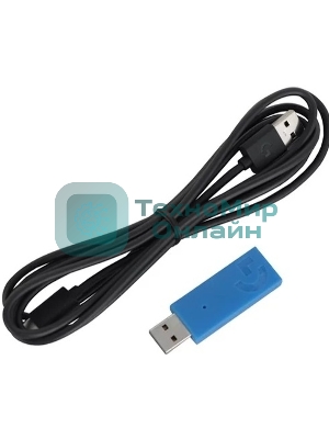 Гарнитура Logitech G733 синий, беспроводная, 2.4 ГГц, до 29 ч, LIGHTSYNC RGB