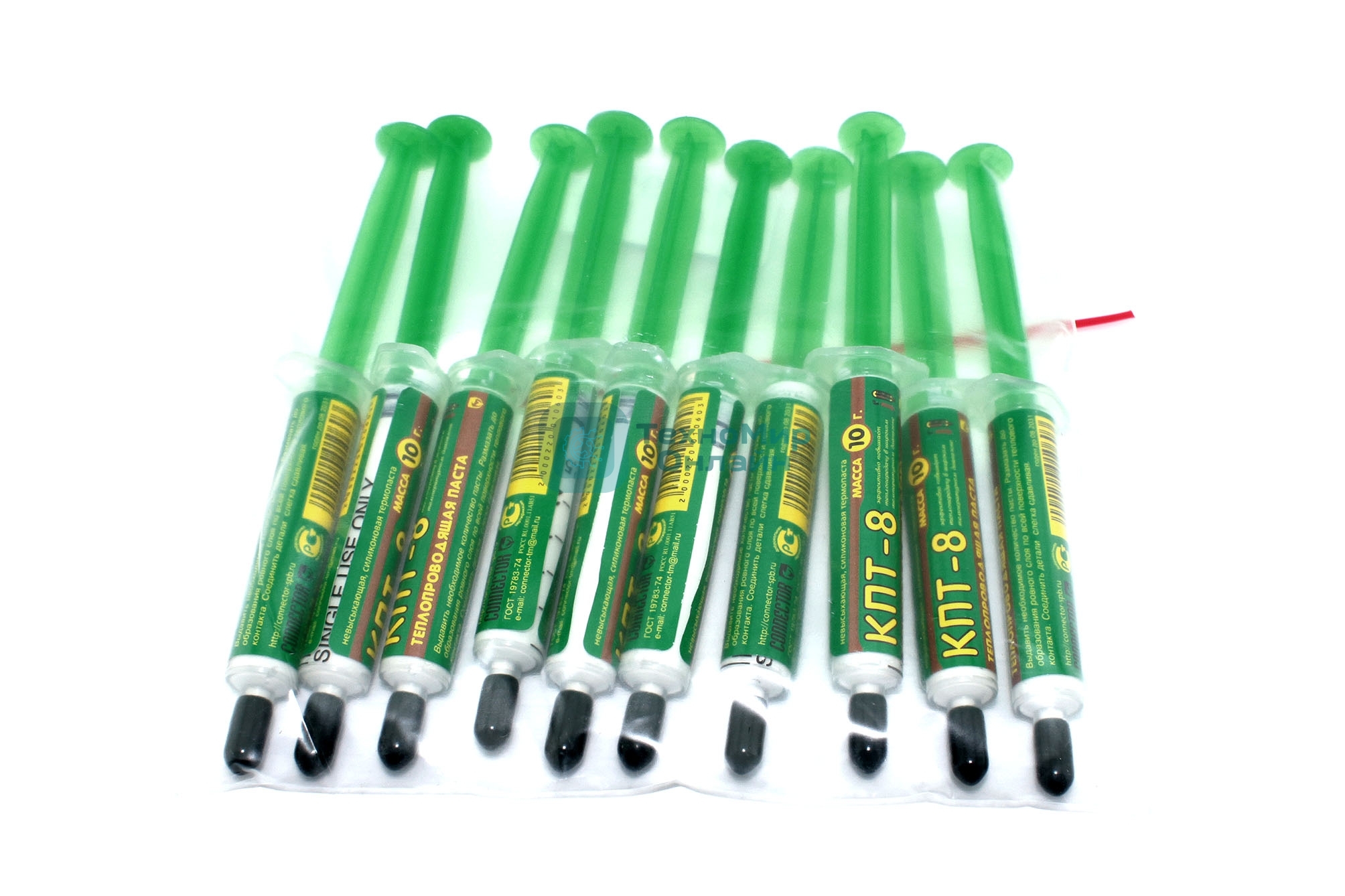 Термопаста КПТ-8 Connector шприц 10гр. 10 шт