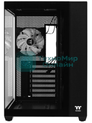 Компьютерный корпус Thermaltake View 380 TG ARGb черный без БП ATX 6x120мм 2x140мм 1x200мм 2xUSB3.0 audio bott PSU