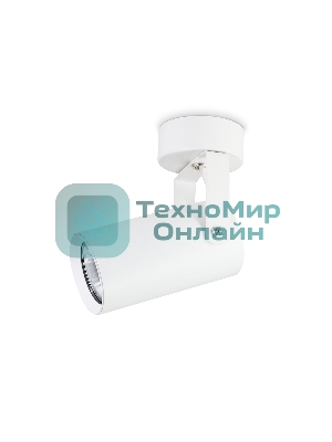 Накладной поворотный спот Ambrella light TA1302 WH белый GU10 max 12W 100*55*165