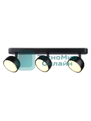 Светильник Ambrella light TN71018/3 BK черный GX53/3 max 12W 400*80*90