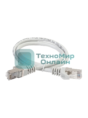 Коммутационный шнур ITK PC01-C5EF-1M5 (патч-корд), cat.5e FTP, 1,5м, серый