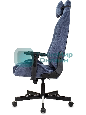 Кресло Knight N1 Fabric синий, ткань, 120 кг, механизм качания