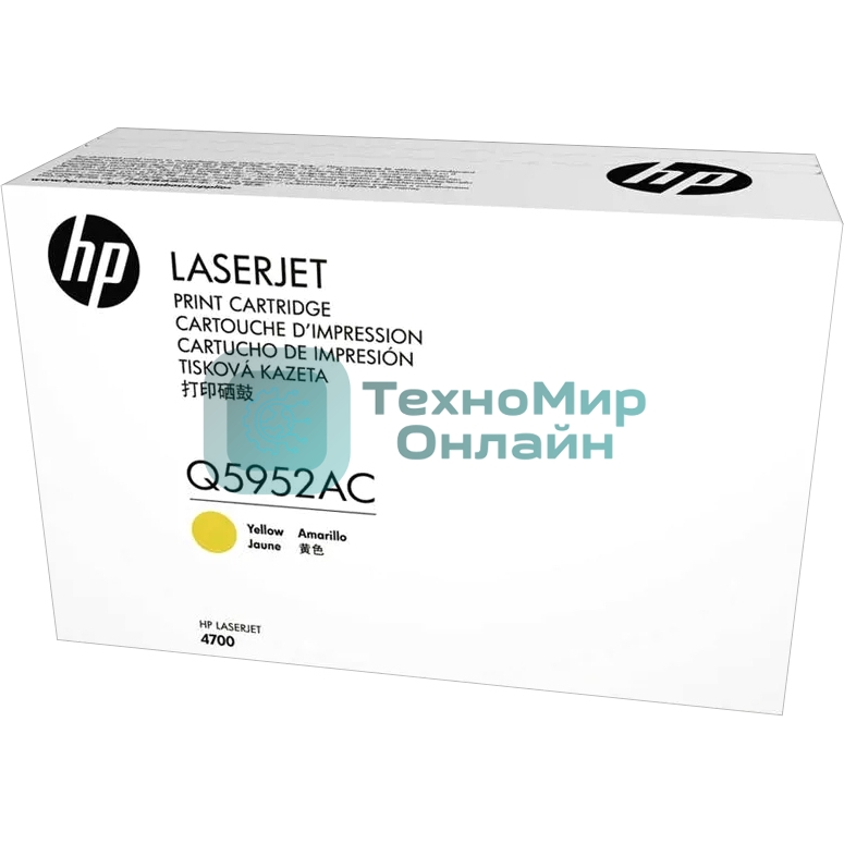 Картридж лазерный контрактный HP Q5952AC Ylw Contr LJ Toner Cartridge