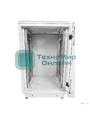 Шкаф телекоммуникационный напольный 18U Шкаф состоит из: 11186845111, 21186800001 (600x800) дверь перфорированная (2 места), ШТК-М-18.6.8-4ААА