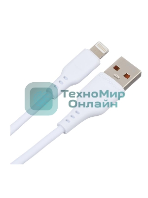Кабель GoPower USB (M)-LIGHTNING (M) 1M 00-00018567 белый