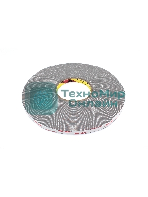 Скотч двусторонний вспененный 3M VHB 10 мм серый, 50 м