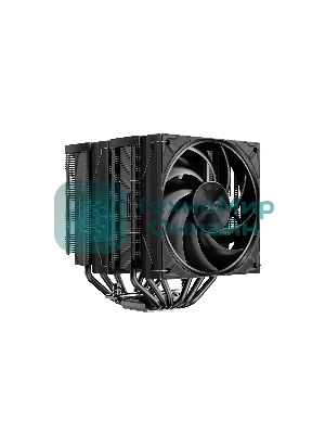 Кулер для процессора SAMA A60B (265W, 4-pin PWM, 156.5mm, 6x6mm, 2x120мм, 78CFM, 29dBA, 2200RPM, S: 1851/1700/1200/115X, AM5/AM4, черный)