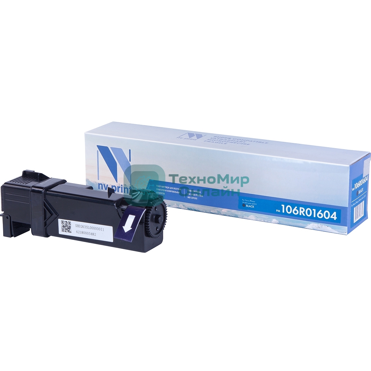 Картридж лазерный NVPrint совместимый для Xerox Phaser WorkCentre 6505 106R01604 черный	(3 000k)
