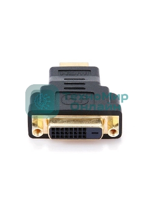 Переходник Gembird Переходник HDMI-DVI 19M/25F, золотые разъемы, пакет