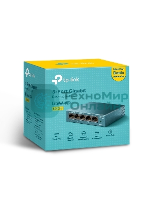 Коммутатор TP-Link 5 ports Giga Unmanagement switch, 5 10/100/1000Mbps RJ-45 ports